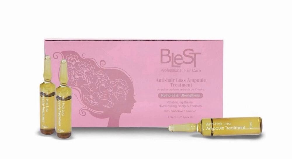 Blest anti-hair loss ampoule treatment restore strengthens ginseng and ginger